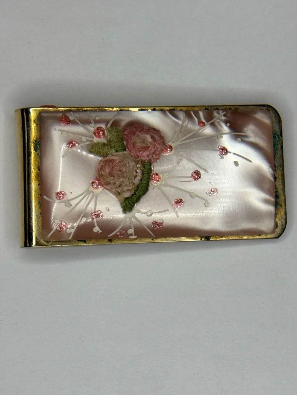 Vintage Pearl Money Clip